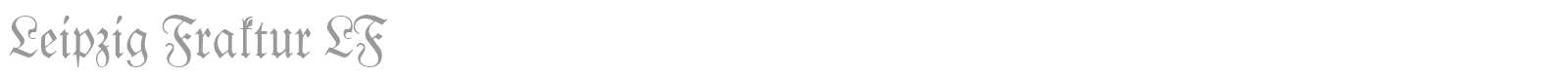 Leipzig Fraktur font preview